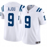 Men's Indianapolis Colts #9 Ajou Ajou White 2025 F.U.S.E. Vapor Limited Football Stitched Jersey
