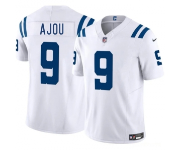 Men's Indianapolis Colts #9 Ajou Ajou White 2025 F.U.S.E. Vapor Limited Football Stitched Jersey