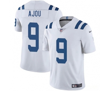 Men's Indianapolis Colts #9 Ajou Ajou White 2025 Vapor Limited Football Stitched Jersey
