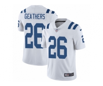 Men's Nike Indianapolis Colts #26 Clayton Geathers Vapor Untouchable Limited White NFL Jersey