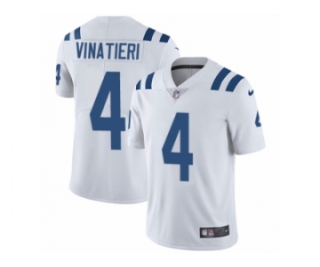 Men's Nike Indianapolis Colts #4 Adam Vinatieri Vapor Untouchable Limited White NFL Jersey