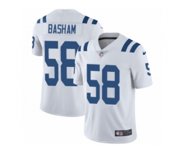 Men's Nike Indianapolis Colts #58 Tarell Basham Vapor Untouchable Limited White NFL Jersey
