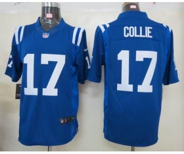 nike nfl jerseys indianapolis colts #17 collie blue[nike limited]