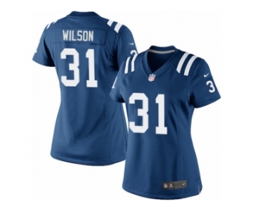 Women's Nike Indianapolis Colts #31 Quincy Wilson Limited Royal Blue Team Color NFL Jersey