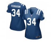 Women's Nike Indianapolis Colts #34 Josh Ferguson Game Royal Blue Team Color NFL Jersey Women's Nike Indianapolis Colts #34 Josh Ferguson Game Royal Blue Team Color NFL Jersey