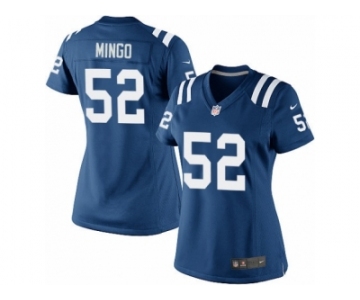 Women's Nike Indianapolis Colts #52 Barkevious Mingo Limited Royal Blue Team Color NFL Jersey