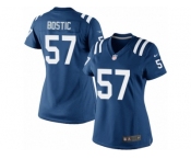 Women's Nike Indianapolis Colts #57 Jon Bostic Limited Royal Blue Team Color NFL Jersey