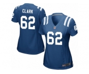 Women's Nike Indianapolis Colts #62 Le'Raven Clark Game Royal Blue Team Color NFL Jersey