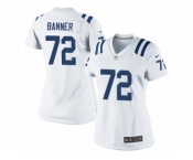 Women's Nike Indianapolis Colts #72 Zach Banner Limited White NFL Jersey