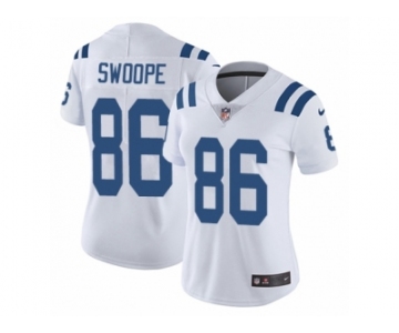 Women's Nike Indianapolis Colts #86 Erik Swoope Vapor Untouchable Limited White NFL Jersey