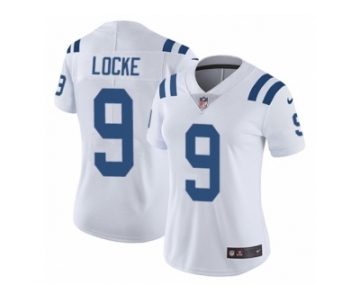 Women's Nike Indianapolis Colts #9 Jeff Locke Vapor Untouchable Limited White NFL Jersey