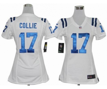 nike women nfl jerseys indianapolis colts #17 collie white[nike]