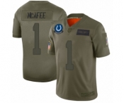 Youth Indianapolis Colts #1 Pat McAfee Limited Camo 2019 Salute to Service Football Jersey