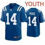 Youth Indianapolis Colts #14 Alec Pierce Limited Royal Vapor Jersey