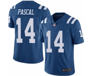 Youth Indianapolis Colts #14 Zach Pascal Limited Royal Blue Rush Vapor Untouchable Football Jersey