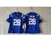 Youth Indianapolis Colts #28 Jonathan Taylor Blue 2024 F.U.S.E. Vapor Untouchable Limited Stitched Football Jersey