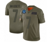 Youth Indianapolis Colts #7 Jacoby Brissett Limited Camo 2019 Salute to Service Football Jersey