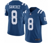 Youth Indianapolis Colts #8 Rigoberto Sanchez Limited Royal Blue Rush Vapor Untouchable Football Jersey