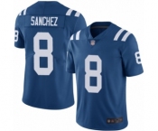 Youth Indianapolis Colts #8 Rigoberto Sanchez Royal Blue Team Color Vapor Untouchable Limited Player Football Jersey
