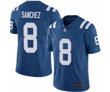 Youth Indianapolis Colts #8 Rigoberto Sanchez Royal Blue Team Color Vapor Untouchable Limited Player Football Jersey