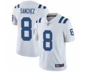 Youth Indianapolis Colts #8 Rigoberto Sanchez White Vapor Untouchable Limited Player Football Jersey