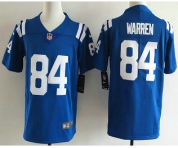 Youth Indianapolis Colts #84 Tyler Warren Limited Blue Vapor Jersey