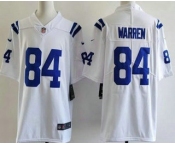 Youth Indianapolis Colts #84 Tyler Warren Limited White Vapor Jersey Youth Indianapolis Colts #84 Tyler Warren Limited White Vapor Jersey