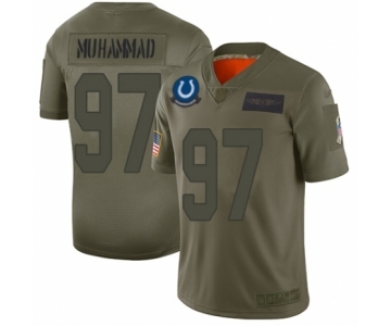Youth Indianapolis Colts #97 Al-Quadin Muhammad Limited Camo 2019 Salute to Service Football Jersey