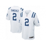 Youth Nike Indianapolis Colts #2 Rigoberto Sanchez Game White NFL Jersey
