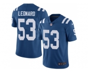 Youth Nike Indianapolis Colts #53 Darius Leonard Royal Blue Stitched NFL Limited Rush Jersey