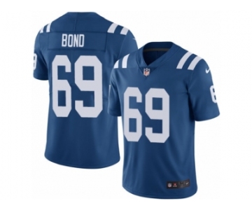 Youth Nike Indianapolis Colts #69 Deyshawn Bond Royal Blue Team Color Vapor Untouchable Limited Player NFL Jersey