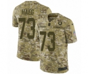 Youth Nike Indianapolis Colts #73 Joe Haeg Limited Camo 2018 Salute to Service NFL Jersey