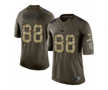 Youth Nike Indianapolis Colts #88 Marvin Harrison Limited Green Salute to Service NFL Jersey