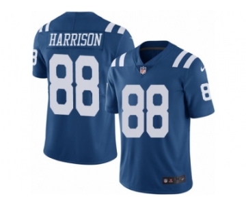 Youth Nike Indianapolis Colts #88 Marvin Harrison Limited Royal Blue Rush NFL Jersey