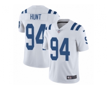 Youth Nike Indianapolis Colts #94 Margus Hunt Vapor Untouchable Limited White NFL Jersey