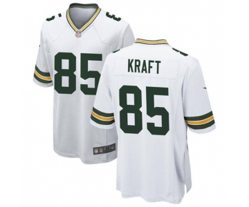 Men's Green Bay Packers #85 Tucker Kraft White Football Stitched Game Jersey