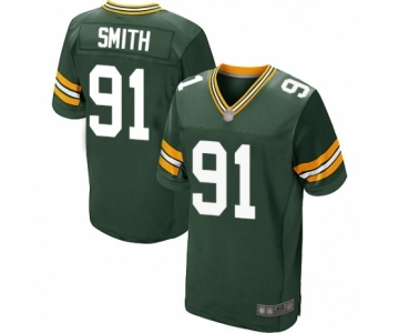 Men's Green Bay Packers #91 Preston Smith Elite Green Team Color Football Jersey