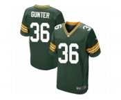Men's Nike Green Bay Packers #36 LaDarius Gunter Elite Green Team Color NFL Jersey