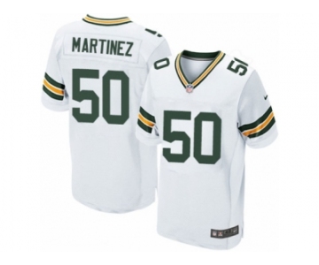 Men's Nike Green Bay Packers #50 Blake Martinez Elite White NFL Jersey