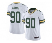 Men's Nike Green Bay Packers #90 Montravius Adams Elite White Rush NFL Jersey