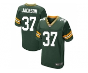 Nike Green Bay Packers #37 Josh Jackson Green Team Color Men Stitched NFL Elite Jersey