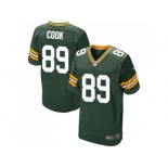 Nike Green Bay Packers #89 Jared Cook Green Team Color Men's Stitched NFL Elite Jersey
