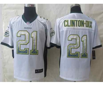 nike nfl jerseys green bay packers #21 clinton-dix white[Elite drift fashion][clinton-dix]