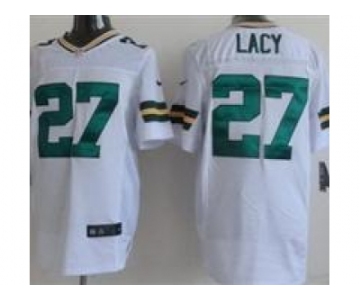 nike nfl jerseys green bay packers #27 eddie lacy white[Elite]