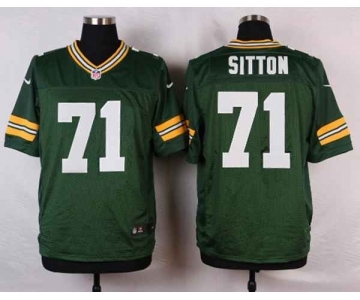 nike nfl jerseys green bay packers #71 sitton green[Elite]