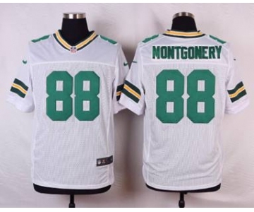 nike nfl jerseys green bay packers #88 montgomery white[Elite][montgomery]