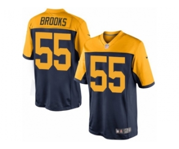 Men Nike Green Bay Packers #55 Ahmad Brooks Limited Navy Blue Alternate NFL Jersey