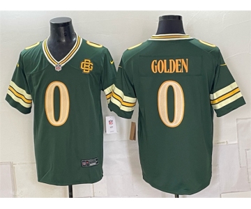 Men's Green Bay Packers #0 Matthew Golden Dark Green 2026 Rivalries Collection Limited Football Stitched Game Jersey