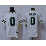Men's Green Bay Packers #0 Matthew Golden White Vapor 2025 F.U.S.E. Limited Football Stitched Jersey Men's Green Bay Packers #0 Matthew Golden White Vapor 2025 F.U.S.E. Limited Football Stitched Jersey