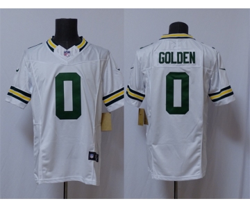 Men's Green Bay Packers #0 Matthew Golden White Vapor 2025 F.U.S.E. Limited Football Stitched Jersey